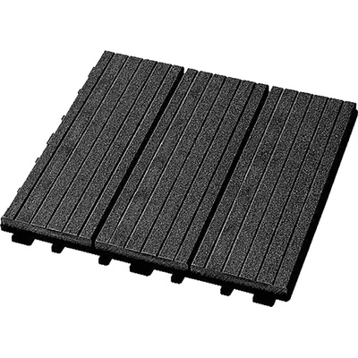 Rettenmeier WPC dlaždica zacvakávacia sivá 30 × 30 cm 4 ks 3940005200300