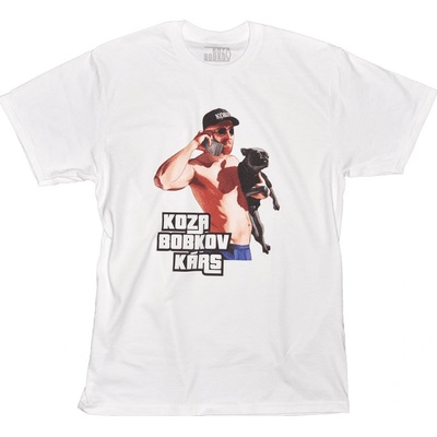 Koza Bobkov tričko GTA biele