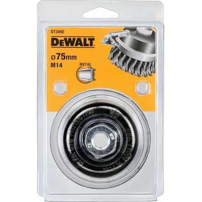 Dewalt DT3492 kefa drôtená hrncová 75mm vrkočový drôt 22mm m14