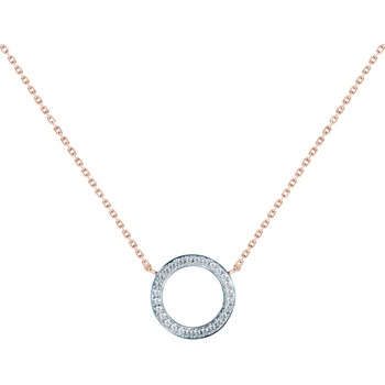 SAVICKI Кръгло колие Savicki : розово злато, диаманти