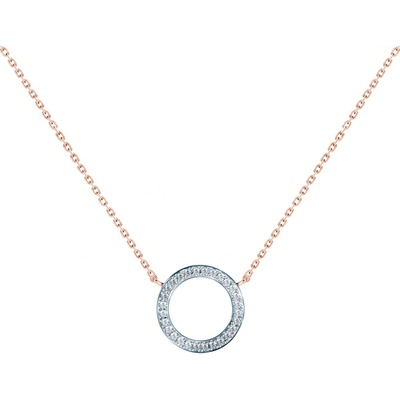 SAVICKI Кръгло колие Savicki : розово злато, диаманти