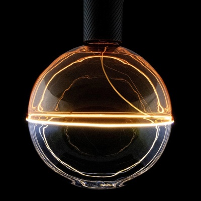 Segula LED guľa Illusion E27 G190 modrá/jantárová 6W 1900K stmievanie 55124