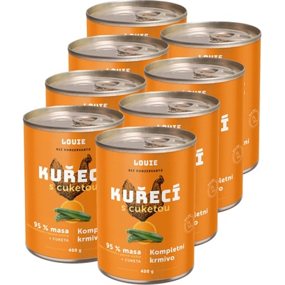 Louie Dog kuracie s cuketou 8 x 400 g