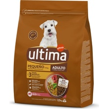 Ultima Dog Mini Adult hovězí 2 x 2,5 kg