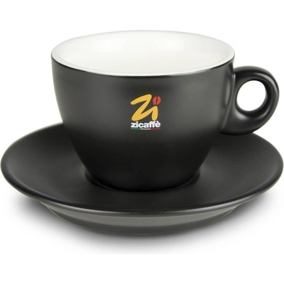Zicaffè Чаша за капучино Zicaffe черна