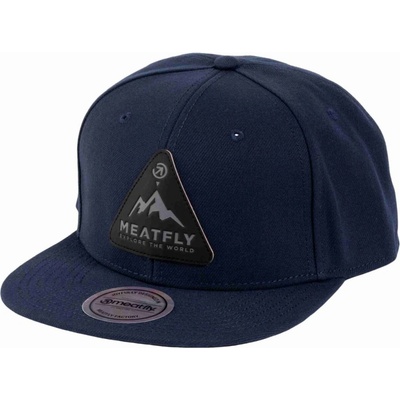 Meatfly Hornet Snapback Navy Blue Peak Modrá