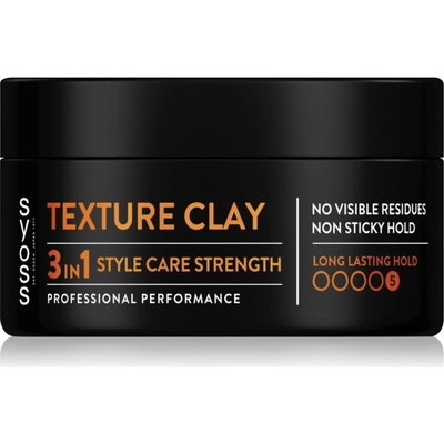 Syoss Texture Clay stylingová hlina s extra silnou fixáciou 100 ml