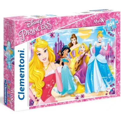 Clementoni - Puzzle Disney Princess 104 maxi - 100 piese
