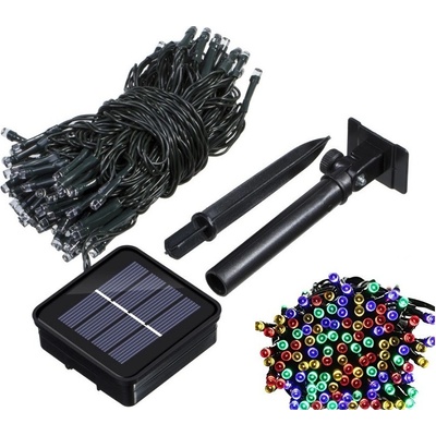 SOLAR 101 12 Solární světelný řetěz RGB 100LED 12Metrů