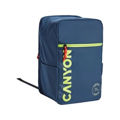 Canyon CSZ-02, batoh na notebook - palubovka, do veľkosti 15,6", mechanizmus proti zlodejom, 20l, modro-žltý CNS-CSZ02NY01