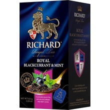 Richard Blackcurrant & Mint černý čaj 25 sáčků