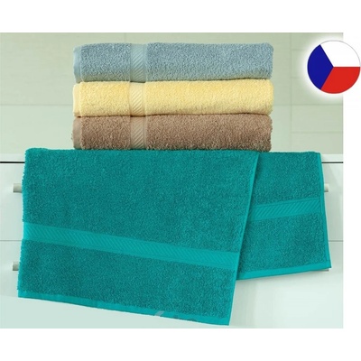 Veba Osuška COMFORT Linea tmavá zelená 104 x 150 cm