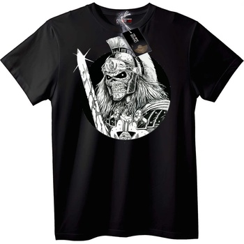 NOONEBRAND Тениска с череп воин - 2XL, Black