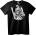 NOONEBRAND Тениска с череп воин - 2XL, Black