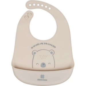 KikkaBoo Силиконов лигавник KikkaBoo - Bear with me, Grey (31303030045) - ozone