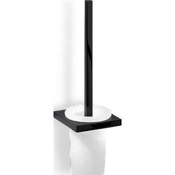 DECOR WALTHER Четка за тоалетна Contract стенна с акрилен контейнер черен мат (0654260)