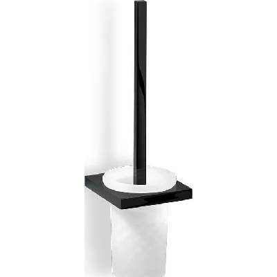 DECOR WALTHER Четка за тоалетна Contract стенна с акрилен контейнер черен мат (0654260)