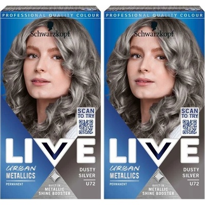 Schwarzkopf Barva na vlasy Dusty Silver 120 ml