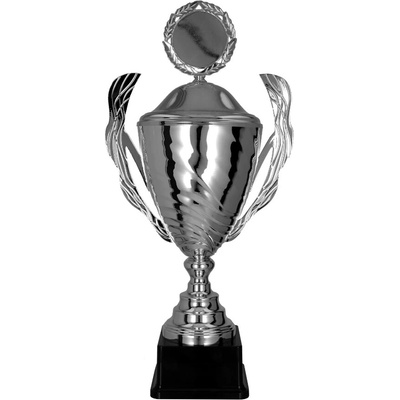 PUCHARY Pohár kovový stříbrný Výška: 65 cm Průměr: 20 cm