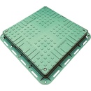 Standartpark hranatý poklop 680 x 680 mm zelený