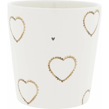 Bastion Collection s Keramický latte hrnček Hearts Allround 240 ml