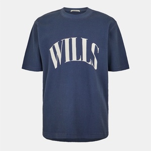 Jack Wills Тениска Jack Wills Men's JW Waffle Graphic Regular Fit T-Shirt - Night Sky