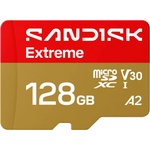 SanDisk microSDXC Extreme 128GB A2/V30 (SDSQXH9-128G-GZ6MA)