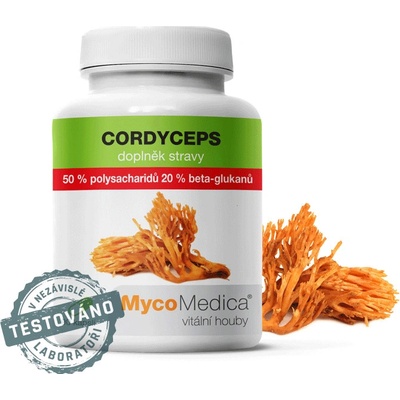 MycoMedica Cordyceps 50% medicinálna huba 90 kapsúl