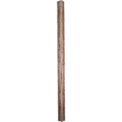 DITON Plotový systém - Natur Patina Velikost: 13 × 13 × 292, Varianta: Tvář dřeva - sloupek T profil natur patina, Povrch: natur, reliéfní
