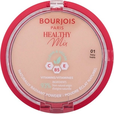 Bourjois Pudr Paris Healthy Mix Clean & Vegan Naturally Radiant Powder 01 Ivory 10 ml