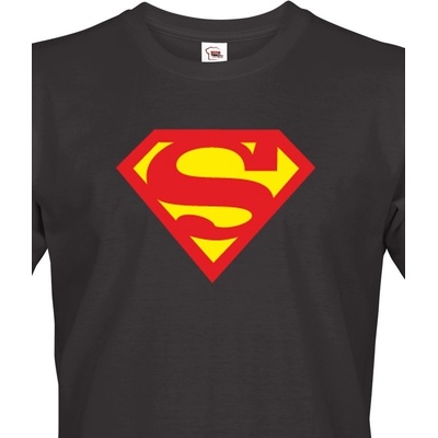 Bezvatriko.cz pánsko tričko Superman Canvas pánské tričko s krátkým rukávem 101012 2x černá