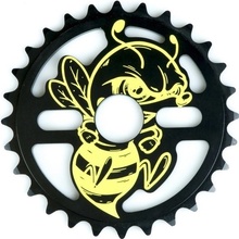 BMX převodník Total BMX KILLABEE černá/žlutá 25T