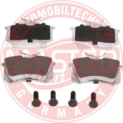 MASTER-SPORT Sada brzdových platničiek kotúčovej brzdy 13046028192K-SET-MS