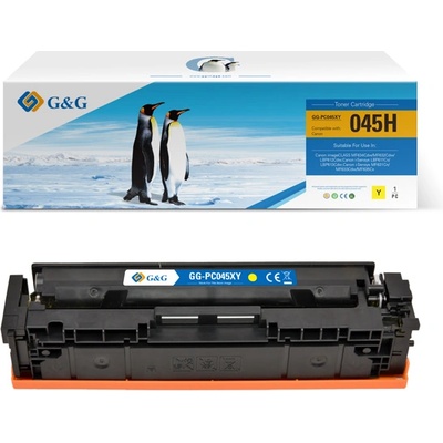 Compatible КАСЕТА ЗА CANON ImageCLASS LBP612Cdw/MF632Cdw/MF633Cdw/MF634Cdw - 1243C002AA - HIGH CAPACITY - CRG045HY (CRG-045HY) - Yellow - PN NT-PC045XY - G&G (NT-PC045XY)
