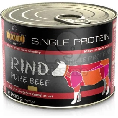 BELCANDO консерва от чисто говеждо месо 6 x 200 г