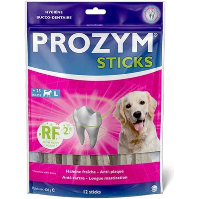 Prozym 12 броя Prozym RF2 Sticks за големи кучета (> 25 кг) Закуски кучета