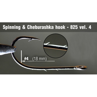 Red Bass přívlačový 825 vel.4 10 ks
