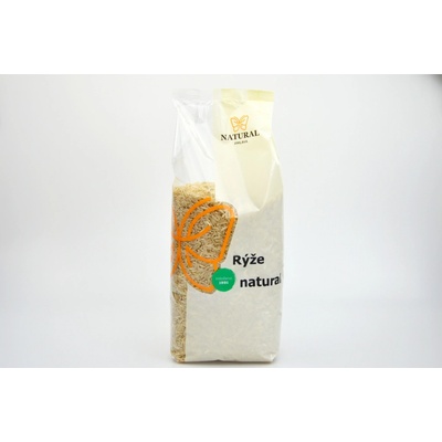 Natural Jihlava rýže natural neloupaná 1 kg