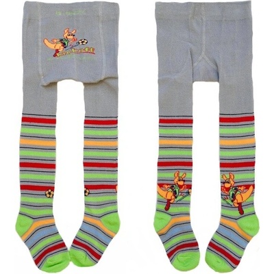 Kojenecké bavlněné punčocháčky Klokan šedá