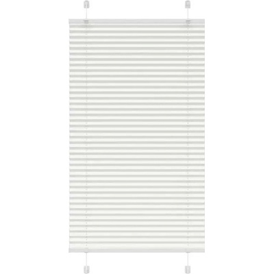 vidaXL Plisovaná roleta bílá 70x100 cm