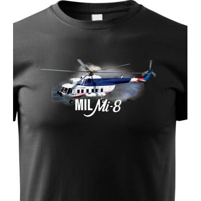 Dětské tričko Mil Mi-8 ČernáCanvas Dětské tričko Bezvatriko.cz 3242