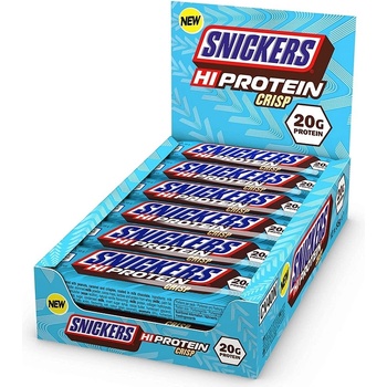 Mars Snickers High Protein Crisp Bar, 1x55 Grams/12 bars box/