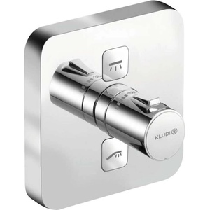 Kludi Push - Термостатичен смесител за вграждане за 2 консуматора, хром 389110538 (389110538)