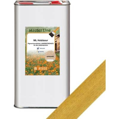 Lazura rozpouštědlová olejová pigment. ASUSO ML Holzlasur dub světlý 5 l