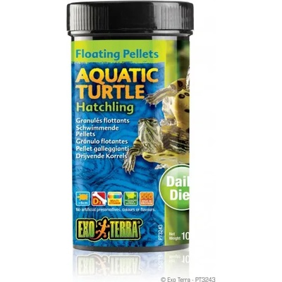 Hagen Floating Pellets - Hatchling Aquatic Turtle, храна за новородени водни костетурки - 105 гр - ГЕРМАНИЯ - PT3243