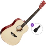 SX SD204 Basic SET Transparent Red Акустична китара