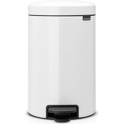 Brabantia Кош за смет с педал Brabantia NewIcon 12L, White (649019)