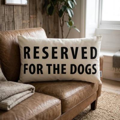 Boltze Vankúš Reserved for the Dogs 30 × 12