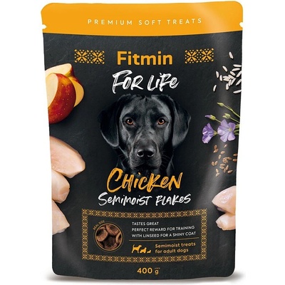 Fitmin For Life Chicken Flakes maškrta pre psov 400 g