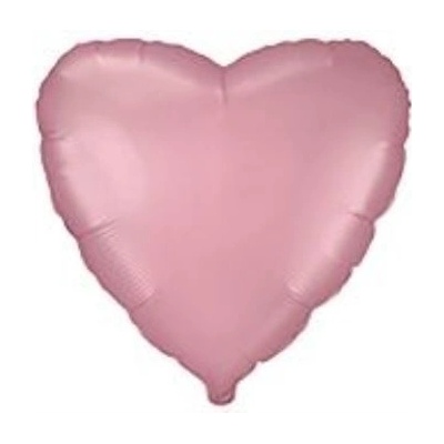 Balón foliový 45 cm Srdce PASTELOVÉ RŮŽOVÉ – Zboží Dáma